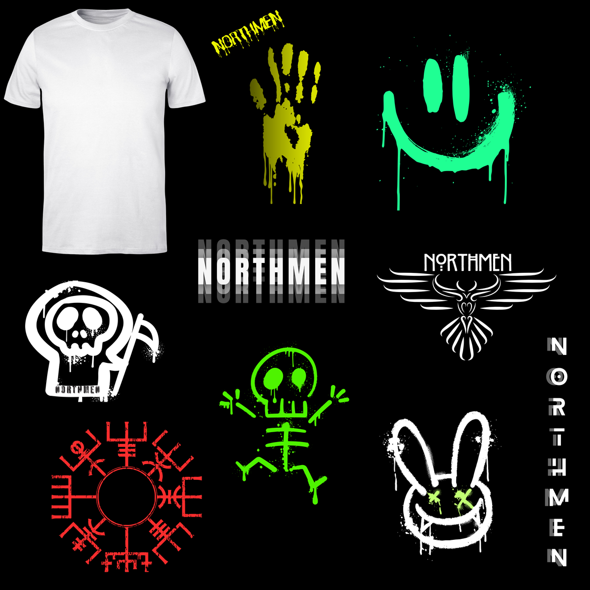 Northmen Random T-Shirts for Men