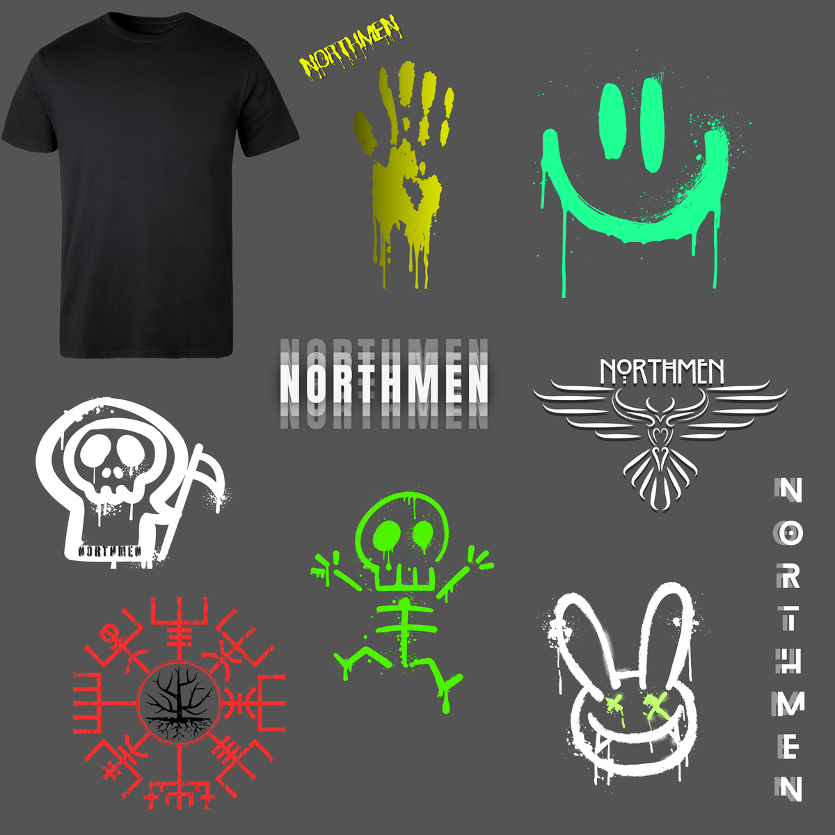 Northmen Random T-Shirts for Men