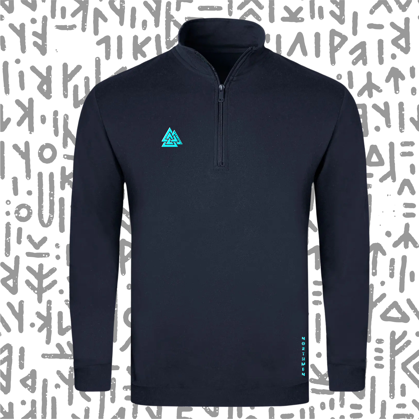 Northmen Unisex Quater Zip Sweater (c)