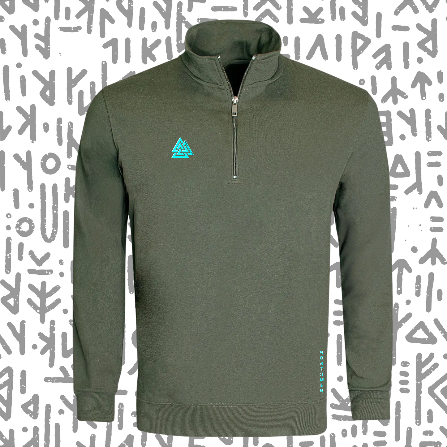 Northmen Unisex Quater Zip Sweater (c)