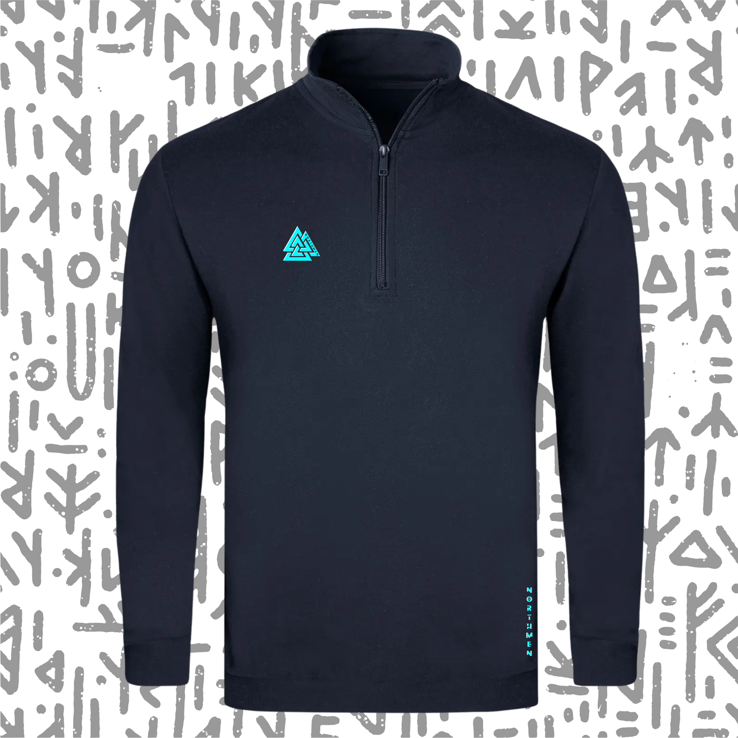 Northmen Unisex Quater Zip Sweater (c)